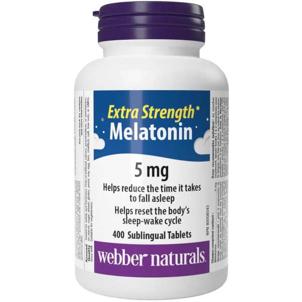 Melatonin Extra Strength  5 mg  400 Sublingual Tablets, image-hi-res