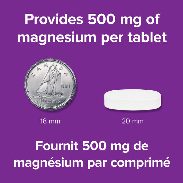 Magnesium 500 mg, image-enhanced-pill
