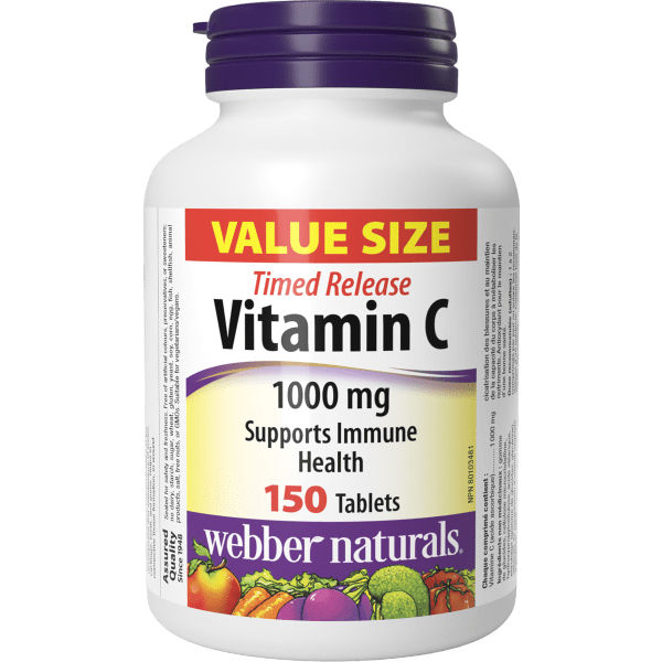 Vitamin C  Timed Release   1000 mg  150 Tablets, image-hi-res