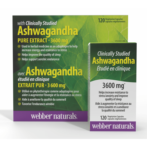 Ashwagandha Clinically Studied 3600 mg 120 Vegetarian Capsules, image-hi-res