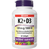 Vitamin K2+D3 120 mcg/1000 IU for Webber Naturals|v|hi-res|WN3933
