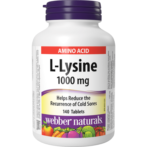 L-Lysine 1000 mg 140 Tablets, image-hi-res
