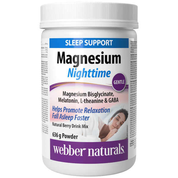 Magnesium Nighttime 636 g Powder Natural Berry , image-hi-res