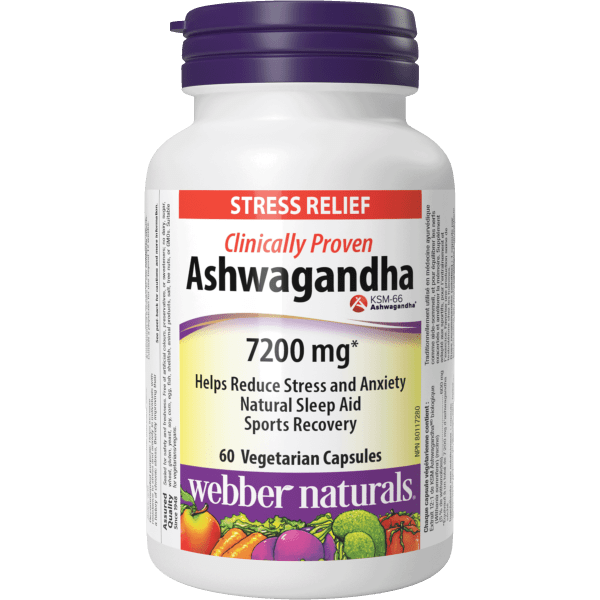 Ashwagandha 7200 mg 60 Vegetarian Capsules, image-hi-res