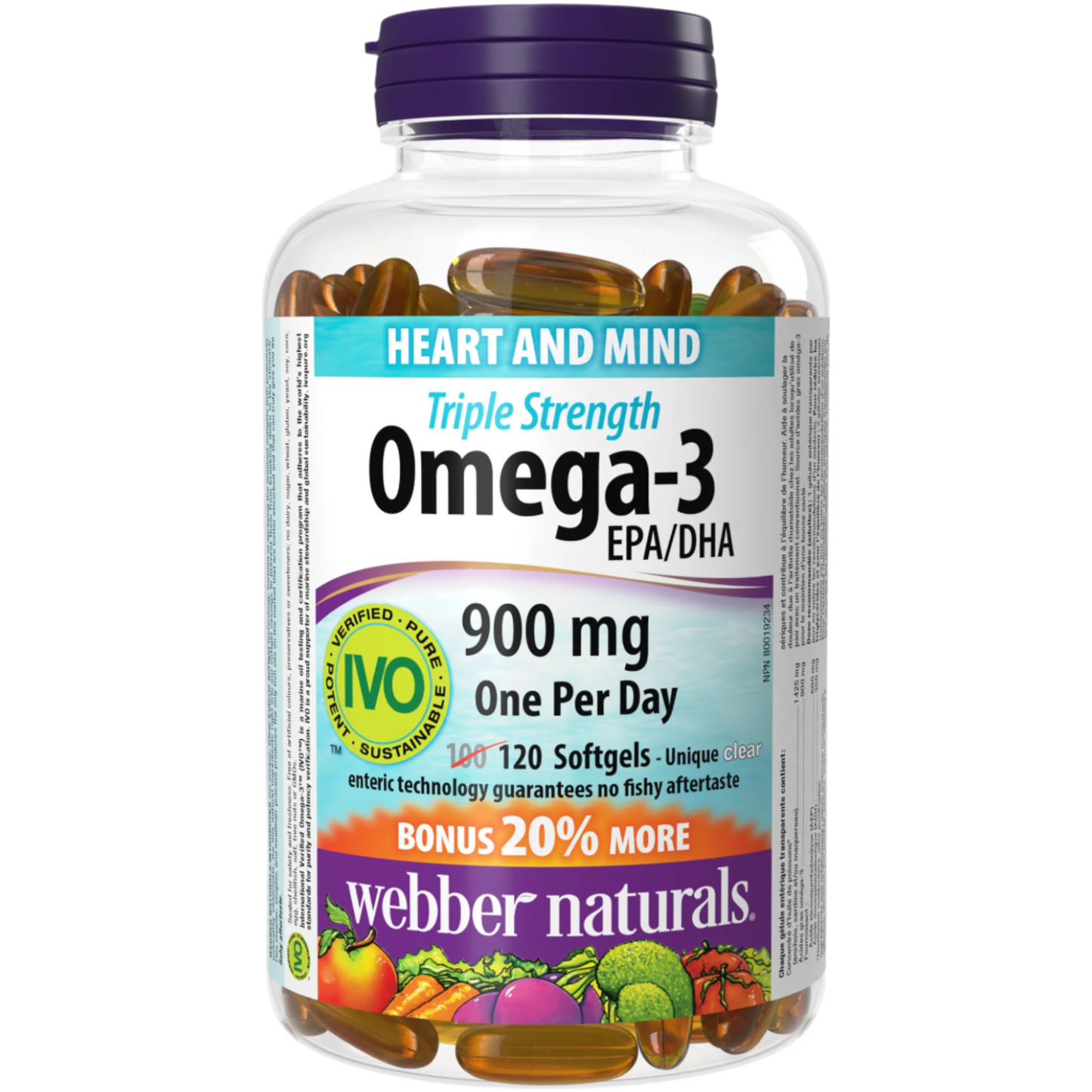 Triple Strength Omega-3 900 mg EPA/DHA for Webber Naturals|v|hi-res|WN3879