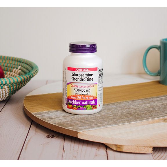 specifications-Glucosamine Chondroïtine Double concentration 500/400 mg for Webber Naturals
