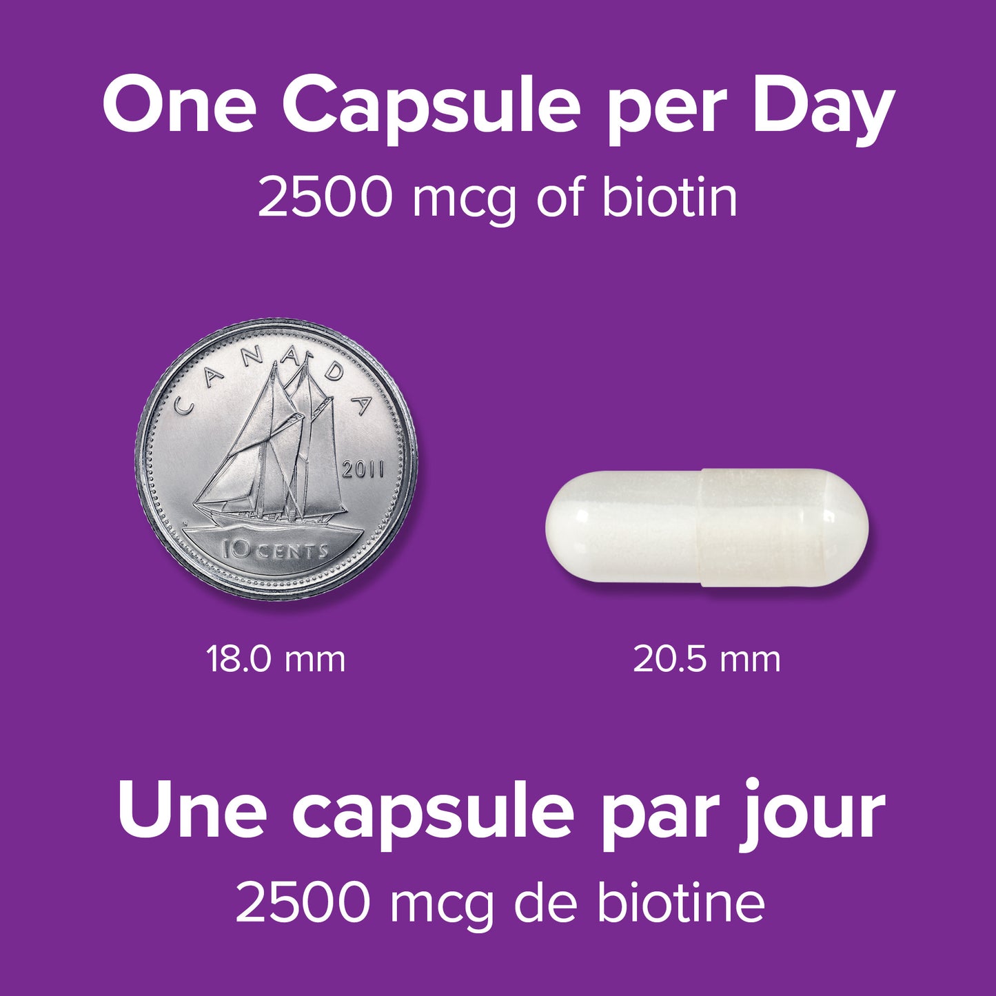 specifications-Biotin 2500 mcg for Webber NaturalsWN3291