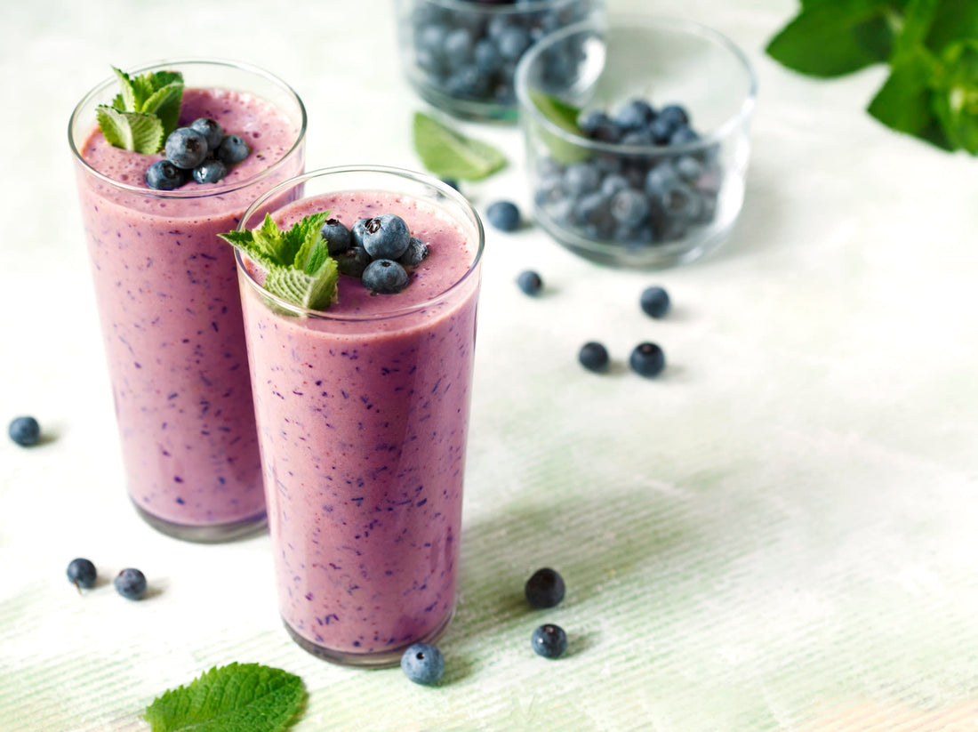 High Protein Berry Almond Smoothie Recipe