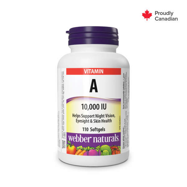 Vitamin A 10,000 IU for Webber Naturals|v|hi-res|WN3932