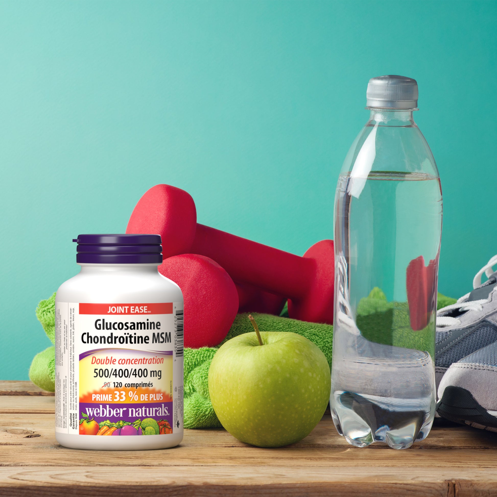 specifications-Glucosamine Chondroïtine MSM Double concentration 500/400/400 mg for Webber Naturals