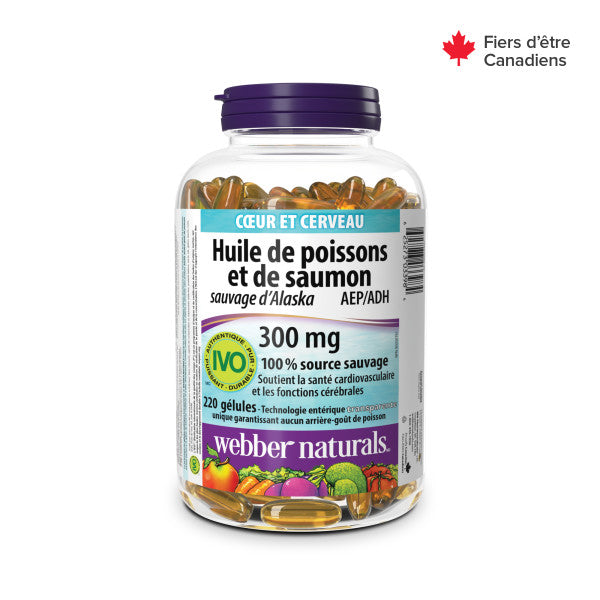 Wild Alaskan Salmon & Fish Oil EPA/DHA 300 mg for Webber Naturals|v|hi-res|WN3398