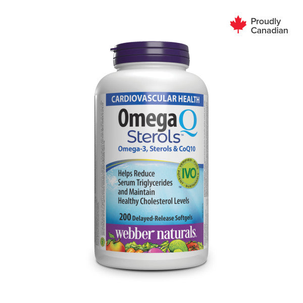 Omega-Q Sterols<sup>MC</sup> for Webber Naturals|v|hi-res|WN5283