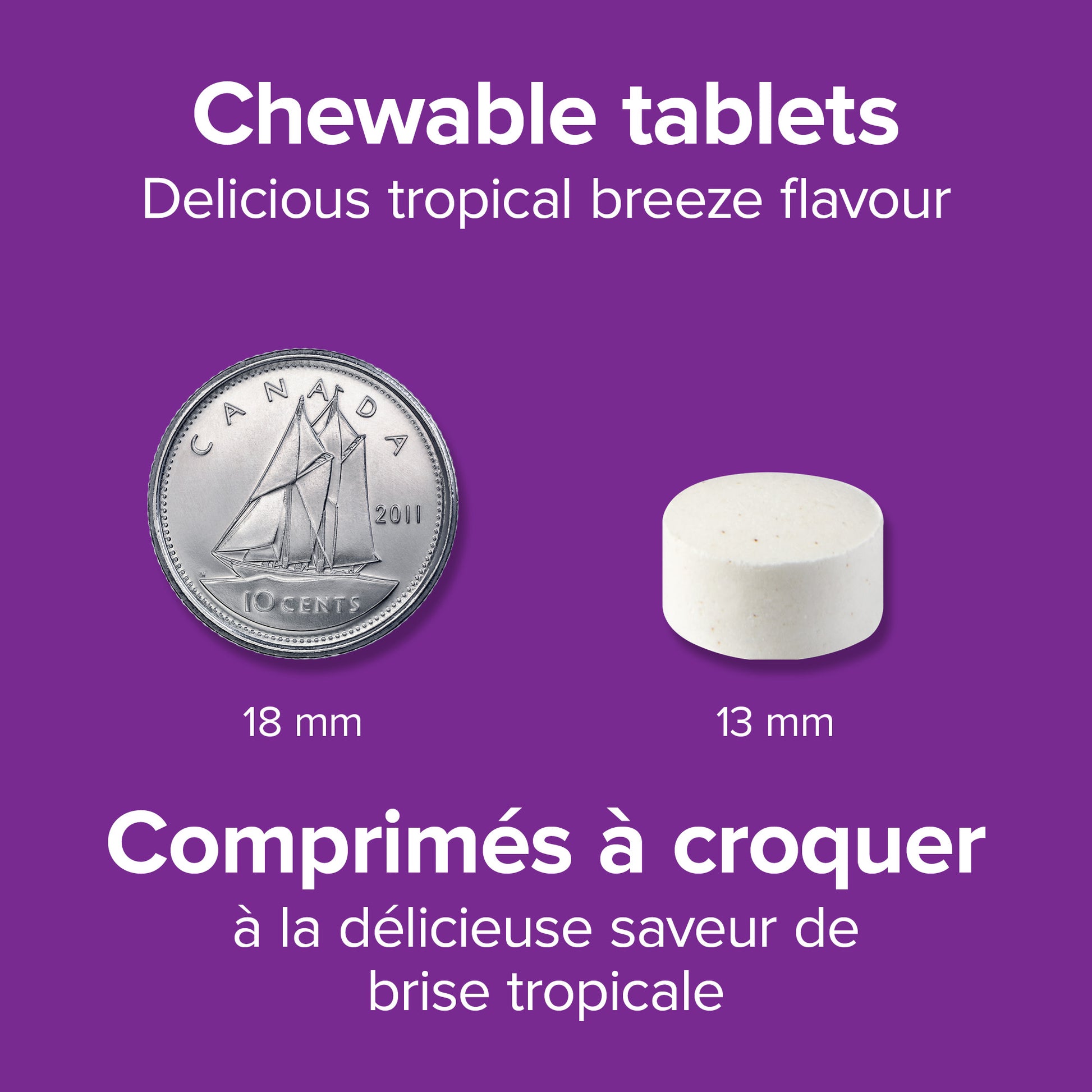 specifications-Vitamine C à croquer brise tropicale for Webber Naturals