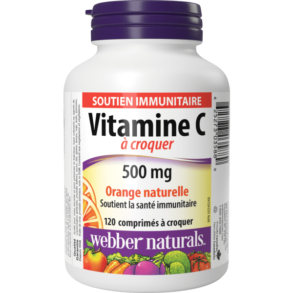 Vitamine C à croquer orange naturelle for Webber Naturals|v|hi-res|WN3276