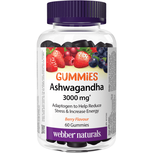 Ashwagandha Gummies  3000 mg  60 Gummies Berry, image-hi-res