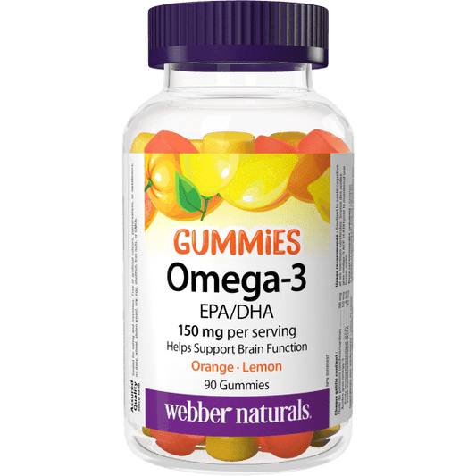 Omega-3 Gummies EPA/DHA 150 mg, Orange · Lemon for Webber Naturals|v|hi-res|WN3684