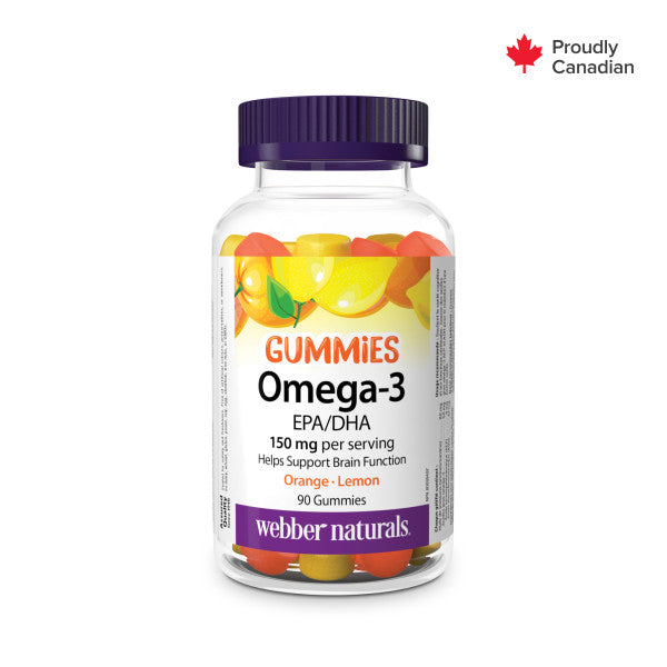 Gélifiés Oméga-3 AEP/ADH 150 mg – orange · citron for Webber Naturals|v|hi-res|WN3684