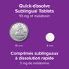 Melatonin Maximum Strength Quick Dissolve Sublingual Tablets 10 mg, image-enhanced-pill