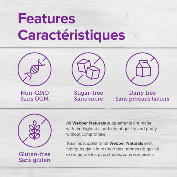 specifications-Vitamine A 10 000 UI for Webber Naturals