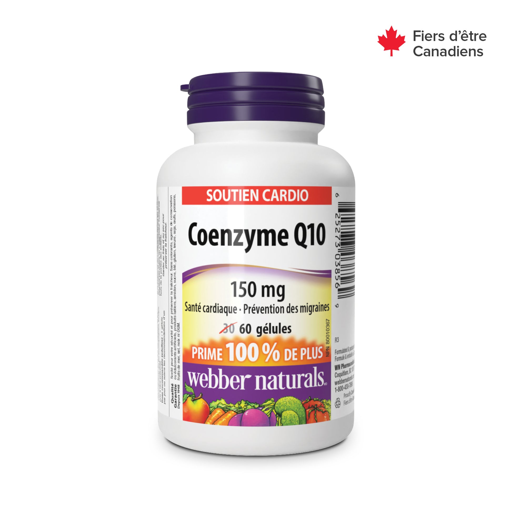 Coenzyme Q10 150 mg for Webber Naturals|v|hi-res|WN3856