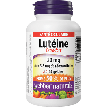Lutéine avec Zéaxanthine Extra-Fort 20 mg for Webber Naturals|v|hi-res|WN3828