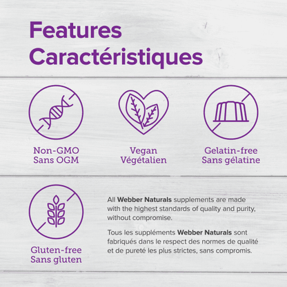 specifications-Magnesium Gummies 75 mg for Webber NaturalsWN3944