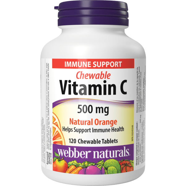 Chewable Vitamin C Natural Orange for Webber Naturals|v|hi-res|WN3588