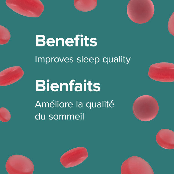 specifications-Mélatonine Gélifiés 2,5 mg fraise for Webber Naturals