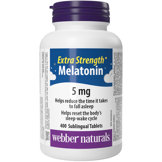 Melatonin Extra Strength  5 mg  400 Sublingual Tablets, image-hi-res