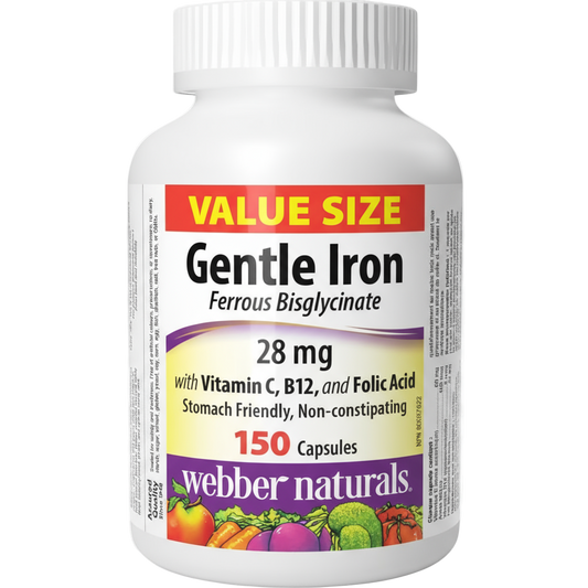 Gentle Iron with Vitamin C, B12, and Folic Acid