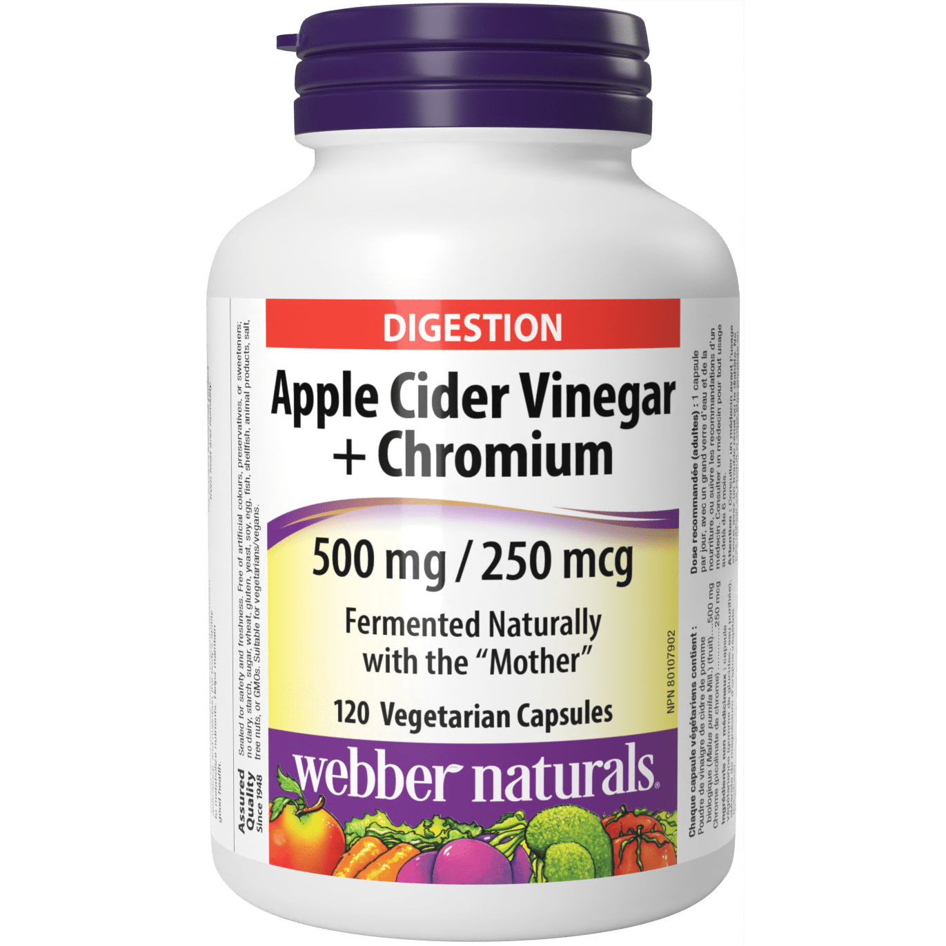 Apple Cider Vinegar + Chromium for Webber Naturals|v|hi-res|WN3936