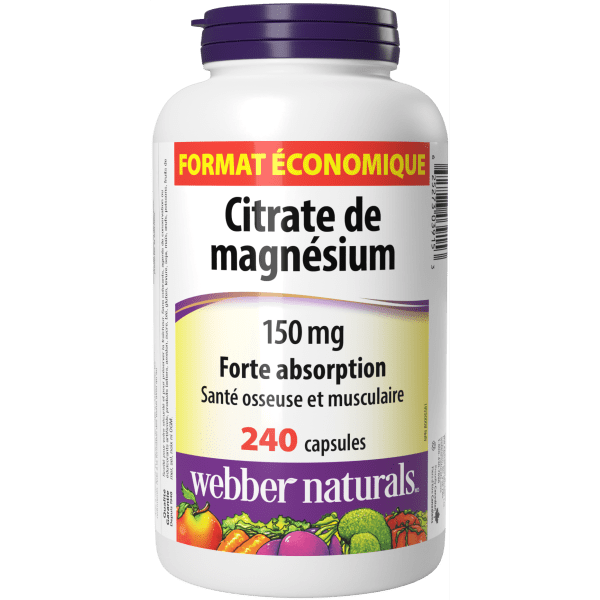 Citrate de magnésium Forte absorption 150 mg for Webber Naturals|v|hi-res|WN3915