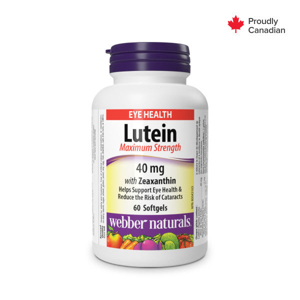 Lutéine avec zéaxanthine Force maximale 40 mg for Webber Naturals|v|hi-res|WN3456