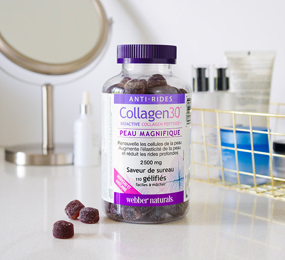 specifications-Collagen30(MD) Bioactive Collagen Peptides(MC) 2500 mg Saveur de sureau for Webber Naturals