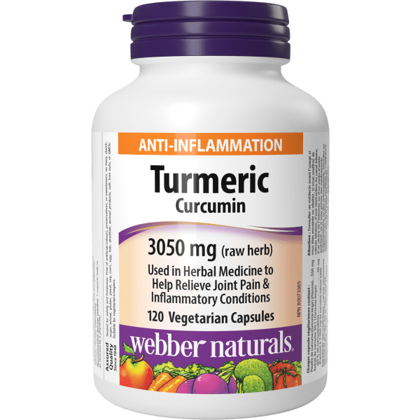 Turmeric Curcumin  3050 mg  120 Vegetarian Capsules, image-hi-res