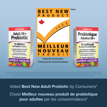 Adult 50+ Probiotic 15 Billion, image-certificate