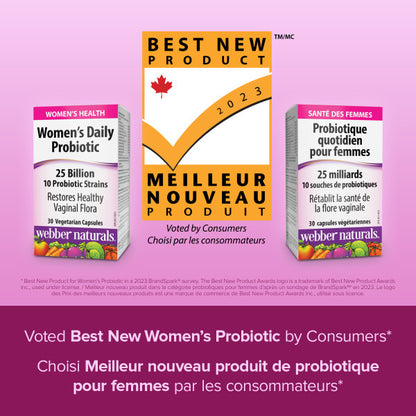 Women’s Daily Probiotic 25 Billion, image-certificate