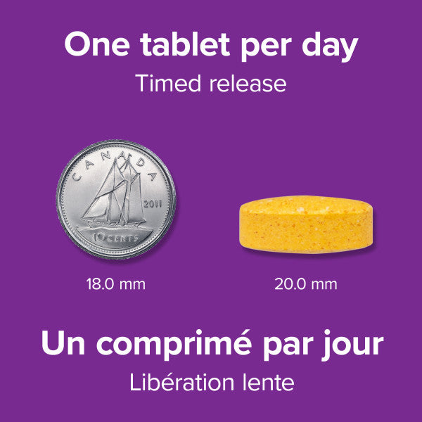 B100 Complex Timed Release 140 Tablets, image-enhanced-pill