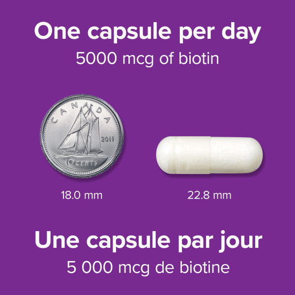 Biotin Vegetarian Capsules, image-enhanced-pill