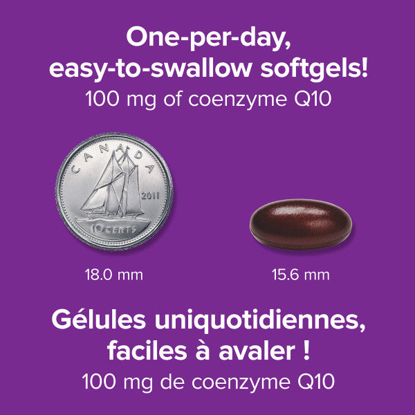 Coenzyme Q10 Softgels, image-enhanced-pill