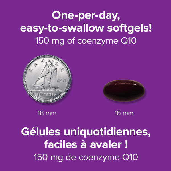 Coenzyme Q10 Softgels, image-enhanced-pill