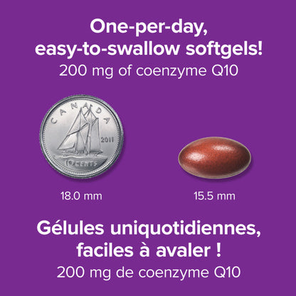 Coenzyme Q10 Softgels, image-enhanced-pill