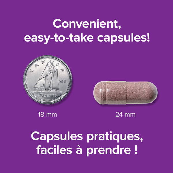 Blueberry Plus Vegetarian Capsules, image-enhanced-pill