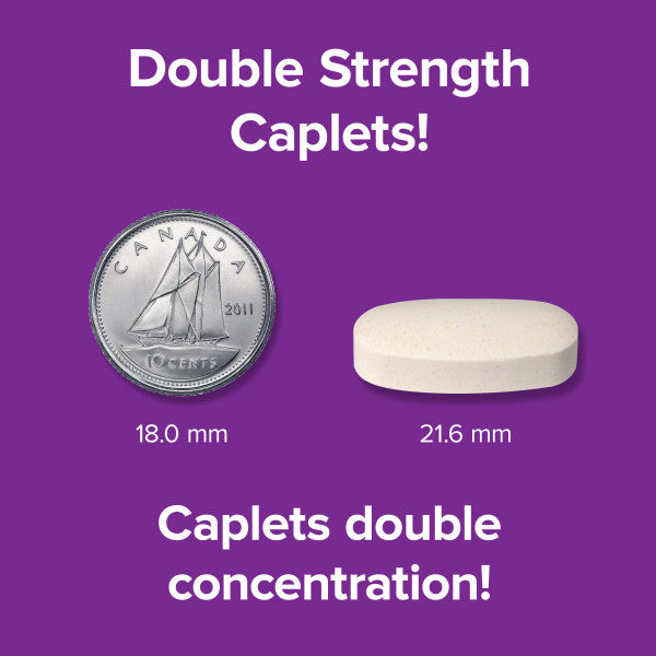 Glucosamine Chondroitin Double Strength Caplets, image-enhanced-pill