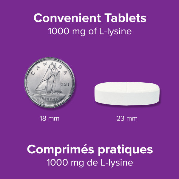 L-Lysine Tablets, image-enhanced-pill