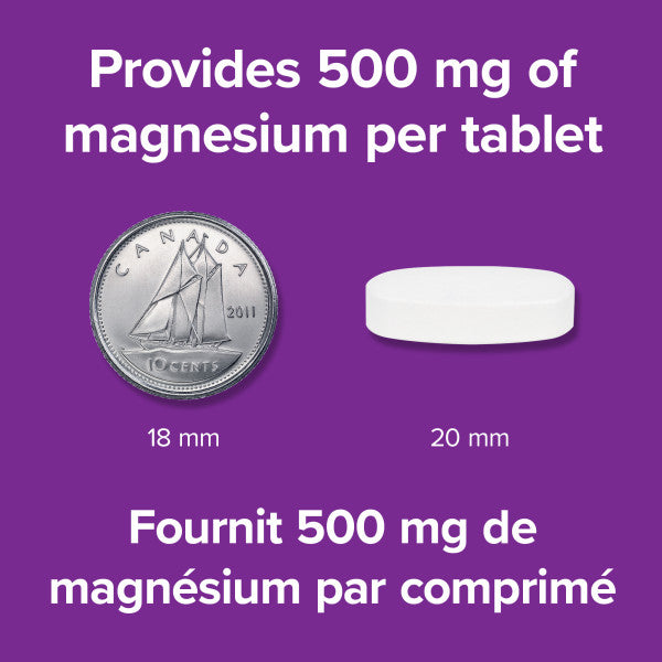Magnesium 500 mg, image-enhanced-pill