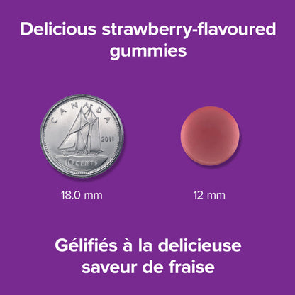 Melatonin 2.5 mg Gummies Strawberry, image-enhanced-pill
