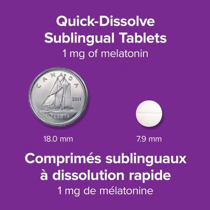 Melatonin Quick Dissolve Sublingual Tablets, image-enhanced-pill