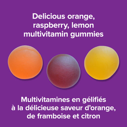 Multivitamin Gummies Orange · Raspberry · Lemon Gummies, image-enhanced-pill