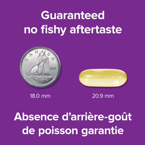 Omega-3 Mini Easy Swallow Softgels, image-enhanced-pill